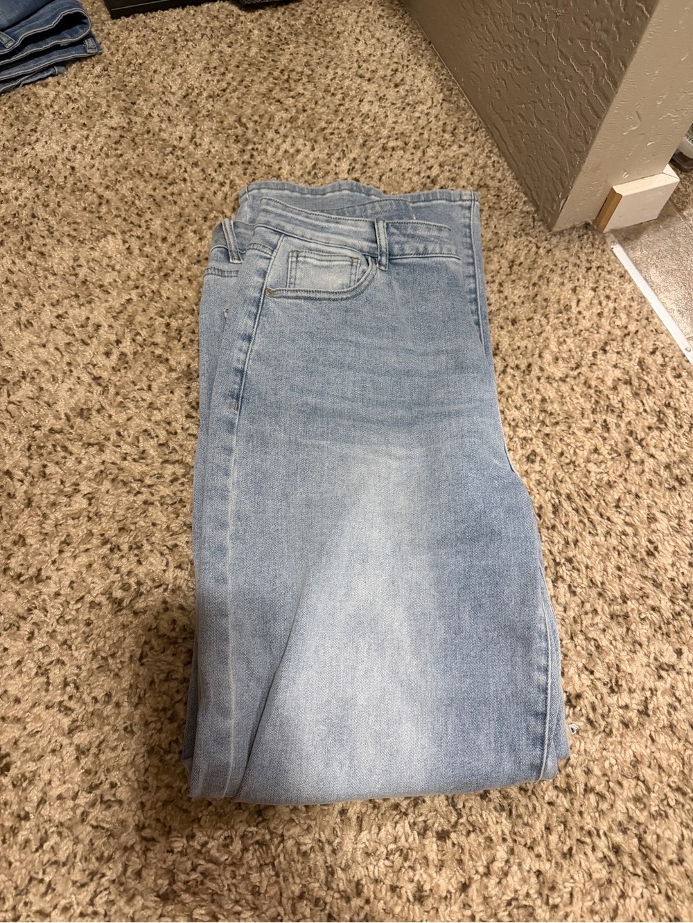Women's Wide Leg Jeans in Light Blue Wash